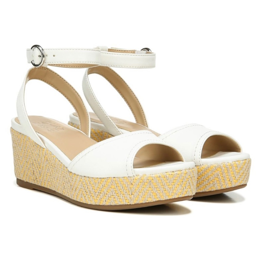 NATURALIZER 9.5 WEDGE ESPADRILLE PLATFORM SANDALS - Picture 9 of 9
